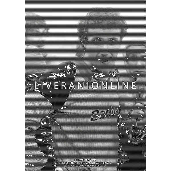 RETROSPETTIVA FRANCO TANCREDI CALCIATORE NELLA FOTO FRANCO TANCREDI CON LA MAGLIA DELLA ROMA AG ALDO LIVERANI SAS
