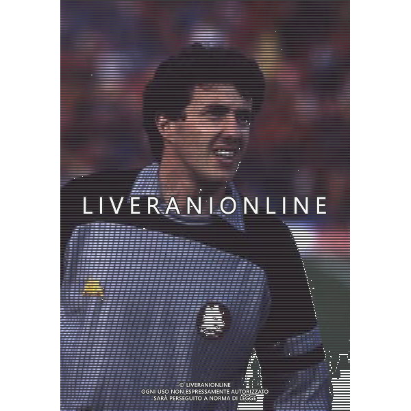 RETROSPETTIVA FRANCO TANCREDI CALCIATORE NELLA FOTO FRANCO TANCREDI CON LA MAGLIA DELLA ROMA AG ALDO LIVERANI SAS