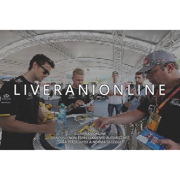 Jolyon Palmer (GBR), Renault Sport F1 Team and Kevin Magnussen (DEN), Renault Sport F1 Team 30.06.2016. Formula 1 World Championship, Rd 9, Austrian Grand Prix, Spielberg, Austria, Preparation Day. AG ALDO LIVERANI SAS ONLY ITALY