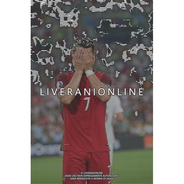 MARSYLIA 30.06.2016 MECZ CWIERCFINAL 1/4 FINALU MISTRZOSTW EUROPY 2016: POLSKA - PORTUGALIA --- QUARTERFINAL 1/4 FINAL UEFA EURO 2016 MATCH IN MARSEILLE: POLAND - PORTUGAL CRISTIANO RONALDO FOT. PIOTR KUCZA/NEWSPIX.PL --- Newspix.pl 30 -06-2016 MARSIGLIA EURO 2016 QUARTI DI FINALE POLONIA -PORTOGALLO AG ALDO LIVERANI SAS ONLY ITALY *** Local Caption *** www.newspix.pl mail us: info@newspix.pl call us: 0048 022 23 22 222 --- Polish Picture Agency by Ringier Axel Springer Poland