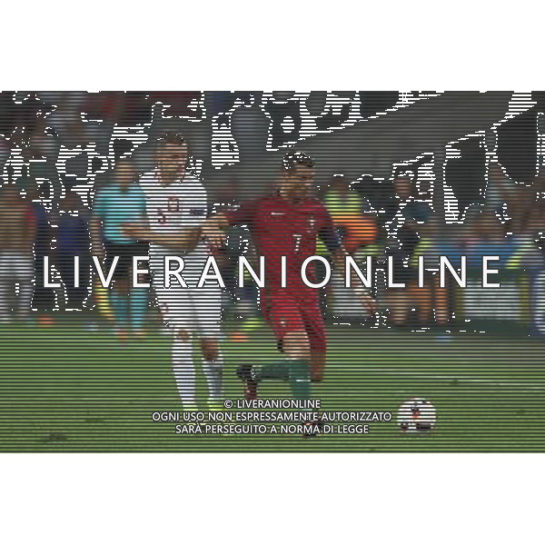 MARSYLIA 30.06.2016 MECZ CWIERCFINAL 1/4 FINALU MISTRZOSTW EUROPY 2016: POLSKA - PORTUGALIA --- QUARTERFINAL 1/4 FINAL UEFA EURO 2016 MATCH IN MARSEILLE: POLAND - PORTUGAL KRZYSZTOF MACZYNSKI CRISTIANO RONALDO FOT. PIOTR KUCZA/NEWSPIX.PL --- Newspix.pl 30 -06-2016 MARSIGLIA EURO 2016 QUARTI DI FINALE POLONIA -PORTOGALLO AG ALDO LIVERANI SAS ONLY ITALY *** Local Caption *** www.newspix.pl mail us: info@newspix.pl call us: 0048 022 23 22 222 --- Polish Picture Agency by Ringier Axel Springer Poland