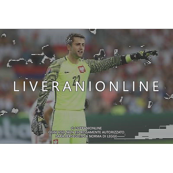 MARSYLIA 30.06.2016 MECZ CWIERCFINAL 1/4 FINALU MISTRZOSTW EUROPY 2016: POLSKA - PORTUGALIA --- QUARTERFINAL 1/4 FINAL UEFA EURO 2016 MATCH IN MARSEILLE: POLAND - PORTUGAL LUKASZ FABIANSKI FOT. PIOTR KUCZA/NEWSPIX.PL --- Newspix.pl 30 -06-2016 MARSIGLIA EURO 2016 QUARTI DI FINALE POLONIA -PORTOGALLO AG ALDO LIVERANI SAS ONLY ITALY *** Local Caption *** www.newspix.pl mail us: info@newspix.pl call us: 0048 022 23 22 222 --- Polish Picture Agency by Ringier Axel Springer Poland