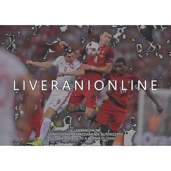2016.06.30 Marsylia Marseille Pilka nozna Euro 2016 mecz cwiercfinal Polska - Portugalia N/z Robert Lewandowski, Jose Fonte, William Carvalho Foto Norbert Barczyk / PressFocus 2016.06.30 Marsylia Marseille Football UEFA Euro 2016 quarter finals Poland and Portugal Robert Lewandowski, Jose Fonte, William Carvalho Credit: Norbert Barczyk / PressFocus / NEWSPIX.PL --- Newspix.pl 30 -06-2016 MARSIGLIA EURO 2016 QUARTI DI FINALE POLONIA -PORTOGALLO AG ALDO LIVERANI SAS ONLY ITALY *** Local Caption *** www.newspix.pl mail us: info@newspix.pl call us: 0048 022 23 22 222 --- Polish Picture Agency by Ringier Axel Springer Poland