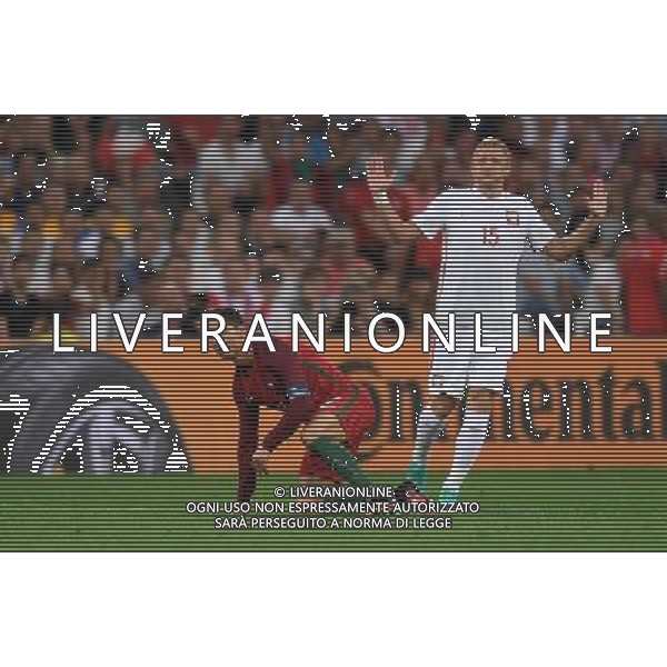 2016.06.30 Marsylia Marseille Pilka nozna Euro 2016 mecz cwiercfinal Polska - Portugalia N/z Cristiano Ronaldo, Kamil Glik Foto Lukasz Laskowski / PressFocus 2016.06.30 Marsylia Marseille Football UEFA Euro 2016 quarter finals Poland and Portugal Cristiano Ronaldo, Kamil Glik Credit: Lukasz Laskowski / PressFocus / NEWSPIX.PL --- Newspix.pl 30 -06-2016 MARSIGLIA EURO 2016 QUARTI DI FINALE POLONIA -PORTOGALLO AG ALDO LIVERANI SAS ONLY ITALY *** Local Caption *** www.newspix.pl mail us: info@newspix.pl call us: 0048 022 23 22 222 --- Polish Picture Agency by Ringier Axel Springer Poland