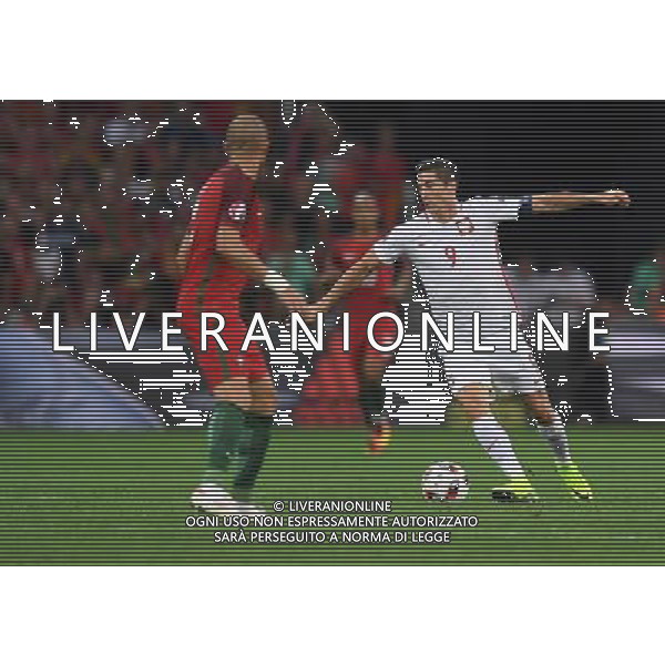 2016.06.30 Marsylia Marseille Pilka nozna Euro 2016 mecz cwiercfinal Polska - Portugalia N/z Robert Lewandowski, Pepe Foto Lukasz Laskowski / PressFocus 2016.06.30 Marsylia Marseille Football UEFA Euro 2016 quarter finals Poland and Portugal Robert Lewandowski, Pepe Credit: Lukasz Laskowski / PressFocus / NEWSPIX.PL --- Newspix.pl 30 -06-2016 MARSIGLIA EURO 2016 QUARTI DI FINALE POLONIA -PORTOGALLO AG ALDO LIVERANI SAS ONLY ITALY *** Local Caption *** www.newspix.pl mail us: info@newspix.pl call us: 0048 022 23 22 222 --- Polish Picture Agency by Ringier Axel Springer Poland
