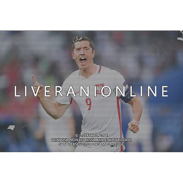 30.06.2016 MARSYLIA FRANCJA ( MARSEILLE FRANCE ) STAD DE VELODROME PILKA NOZNA ( FOOTBALL ) UEFA EURO 2016 MISTRZOSTWA EUROPY W PILCE NOZNEJ ( UEFA EURO 2016 ) 1/4 FINALU - CWIERCFINAL ( QUATER FINAL ) MECZ ( GAME ) POLSKA - PORTUGALIA ( POLAND - PORTUGAL ) NZ ROBERT LEWANDOWSKI RADOSC BRAMKA GOL EMOCJE 1:0 DLA POLSKI FOTO MICHAL STANCZYK / CYFRASPORT / NEWSPIX.PL --- Newspix.pl 30 -06-2016 MARSIGLIA EURO 2016 QUARTI DI FINALE POLONIA -PORTOGALLO AG ALDO LIVERANI SAS ONLY ITALY *** Local Caption *** www.newspix.pl mail us: info@newspix.pl call us: 0048 022 23 22 222 --- Polish Picture Agency by Ringier Axel Springer Poland