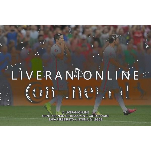 2016.06.30 Marsylia Marseille Pilka nozna Euro 2016 mecz cwiercfinal Polska - Portugalia N/z Robert Lewandowski gol, radosc, bramka, Grzegorz Krychowiak Foto Lukasz Laskowski / PressFocus 2016.06.30 Marsylia Marseille Football UEFA Euro 2016 quarter finals Poland and Portugal Robert Lewandowski gol, radosc, bramka, Grzegorz Krychowiak Credit: Lukasz Laskowski / PressFocus / NEWSPIX.PL --- Newspix.pl 30 -06-2016 MARSIGLIA EURO 2016 QUARTI DI FINALE POLONIA -PORTOGALLO AG ALDO LIVERANI SAS ONLY ITALY *** Local Caption *** www.newspix.pl mail us: info@newspix.pl call us: 0048 022 23 22 222 --- Polish Picture Agency by Ringier Axel Springer Poland