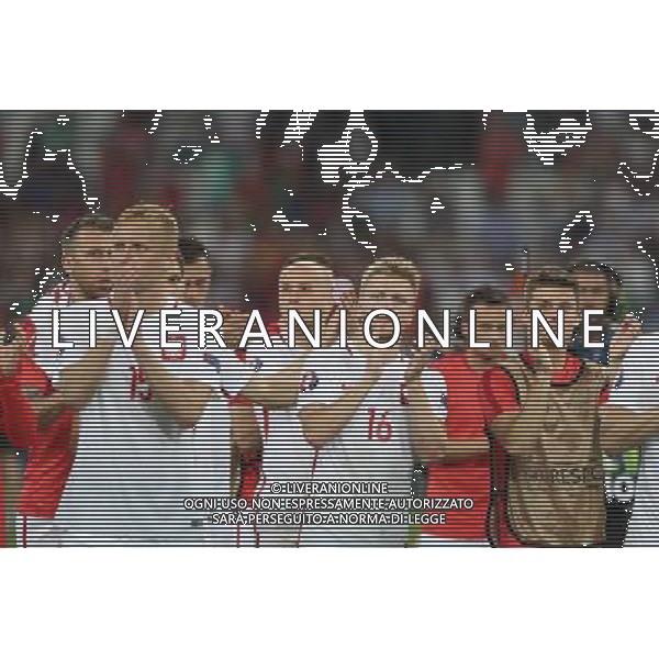 MARSYLIA 30.06.2016 MECZ CWIERCFINAL 1/4 FINALU MISTRZOSTW EUROPY 2016: POLSKA - PORTUGALIA --- QUARTERFINAL 1/4 FINAL UEFA EURO 2016 MATCH IN MARSEILLE: POLAND - PORTUGAL KAMIL GLIK JAKUB BLASZCZYKOWSKI KAROL LINETTY FOT. PIOTR KUCZA/NEWSPIX.PL --- Newspix.pl AG ALDO LIVERANI SAS ONLY ITALY MARSIGLIA- 30-06-2016 QUARTI DI FINALE POLONIA PORTOGALLO *** Local Caption *** www.newspix.pl mail us: info@newspix.pl call us: 0048 022 23 22 222 --- Polish Picture Agency by Ringier Axel Springer Poland