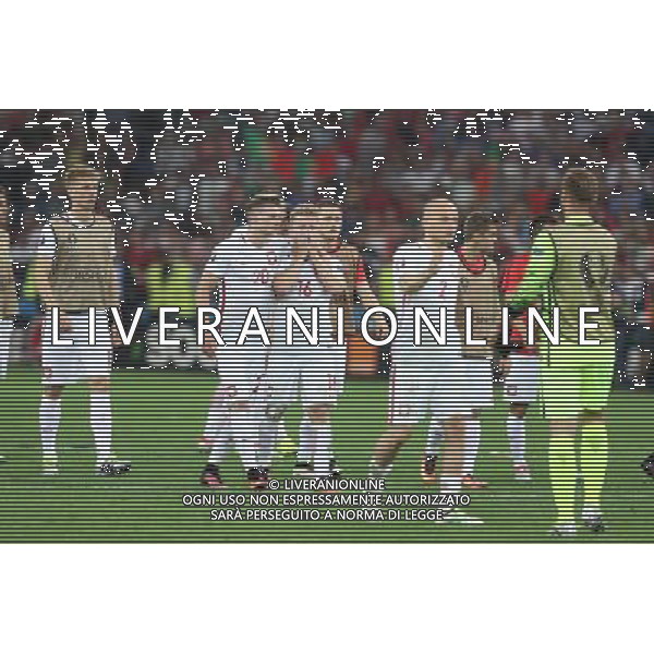 MARSYLIA 30.06.2016 MECZ CWIERCFINAL 1/4 FINALU MISTRZOSTW EUROPY 2016: POLSKA - PORTUGALIA --- QUARTERFINAL 1/4 FINAL UEFA EURO 2016 MATCH IN MARSEILLE: POLAND - PORTUGAL LUKASZ PISZCZEK JAKUB BLASZCZYKOWSKI FOT. PIOTR KUCZA/NEWSPIX.PL --- Newspix.pl AG ALDO LIVERANI SAS ONLY ITALY MARSIGLIA- 30-06-2016 QUARTI DI FINALE POLONIA PORTOGALLO *** Local Caption *** www.newspix.pl mail us: info@newspix.pl call us: 0048 022 23 22 222 --- Polish Picture Agency by Ringier Axel Springer Poland