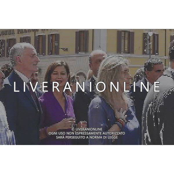 Presentazione della campagna di sensibilizzazione contro la violenza sulle donne \'... questo non Ã¨ amore\' - Roma 01.07.2016 - Piazza Montecitorio - nella foto: Laura Boldrini e Franco Gabrielli / Ph.Corradetti - AG ALDO LIVERANI SAS/ AGENZIA ALDO LIVERANI SAS Presentazione della campagna di sensibilizzazione contro la violenza sulle donne \' .... questo non e\' amore\' - Roma 01.07.2016