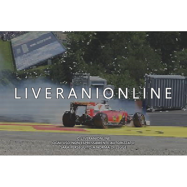 Sebastian Vettel (GER) Ferrari SF16-H spins off the circuit in the second practice session. 01.07.2016. Formula 1 World Championship, Rd 9, Austrian Grand Prix, Spielberg, Austria, Practice Day. AG ALDO LIVERANI SAS ONLY ITALY