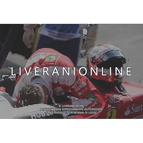 Sebastian Vettel (GER) Ferrari SF16-H spins off the circuit in the second practice session. 01.07.2016. Formula 1 World Championship, Rd 9, Austrian Grand Prix, Spielberg, Austria, Practice Day. AG ALDO LIVERANI SAS ONLY ITALY