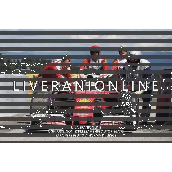 Sebastian Vettel (GER) Ferrari SF16-H spins off the circuit in the second practice session. 01.07.2016. Formula 1 World Championship, Rd 9, Austrian Grand Prix, Spielberg, Austria, Practice Day. AG ALDO LIVERANI SAS ONLY ITALY