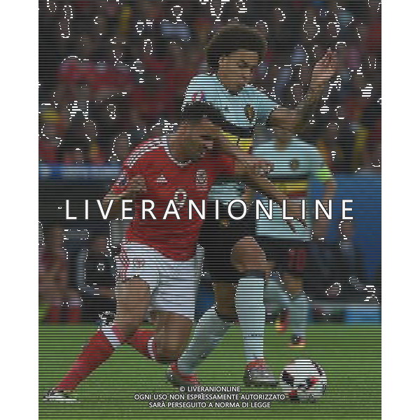 UEFA Francia EURO 2016 Final Tournament Quarter Finals Lille - 01.07.2016 Galles-Belgio Nella Foto:witsel-robson kanu /Ph.Vitez-Ag. Aldo Liverani