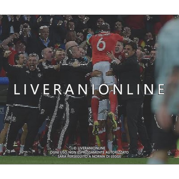 UEFA Francia EURO 2016 Final Tournament Quarter Finals Lille - 01.07.2016 Galles-Belgio Nella Foto:williams esultanza dopo il gol /Ph.Vitez-Ag. Aldo Liverani