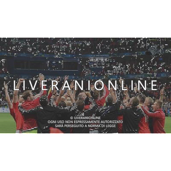 UEFA Francia EURO 2016 Final Tournament Quarter Finals Lille - 01.07.2016 Galles-Belgio Nella Foto:gioia galles - esultanza fine gara /Ph.Vitez-Ag. Aldo Liverani