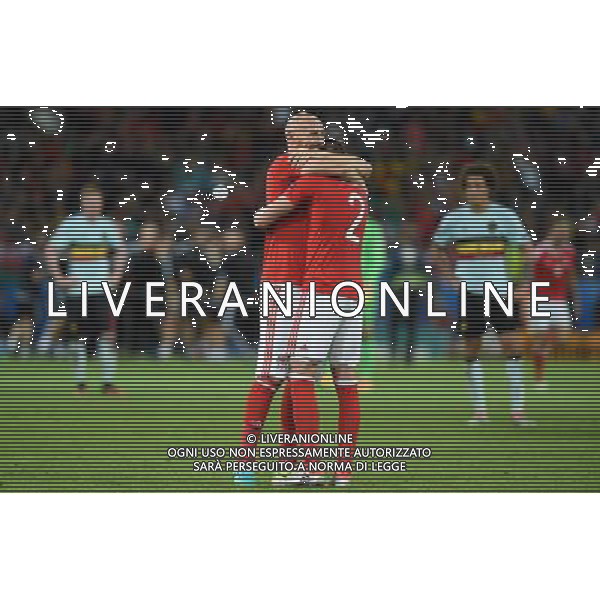 UEFA Francia EURO 2016 Final Tournament Quarter Finals Lille - 01.07.2016 Galles-Belgio Nella Foto:gioia galles - esultanza fine gara gunter collins /Ph.Vitez-Ag. Aldo Liverani