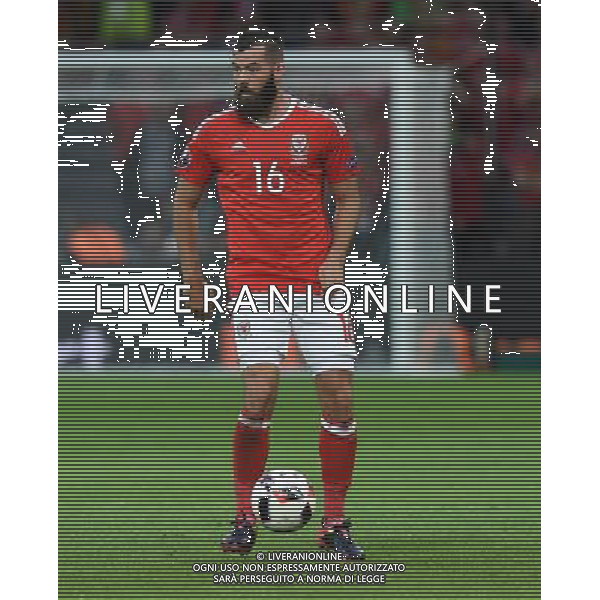 UEFA Francia EURO 2016 Final Tournament Quarter Finals Lille - 01.07.2016 Galles-Belgio Nella Foto:Ledley Joe /Ph.Vitez-Ag. Aldo Liverani