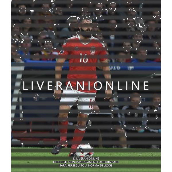 UEFA Francia EURO 2016 Final Tournament Quarter Finals Lille - 01.07.2016 Galles-Belgio Nella Foto:Ledley Joe /Ph.Vitez-Ag. Aldo Liverani