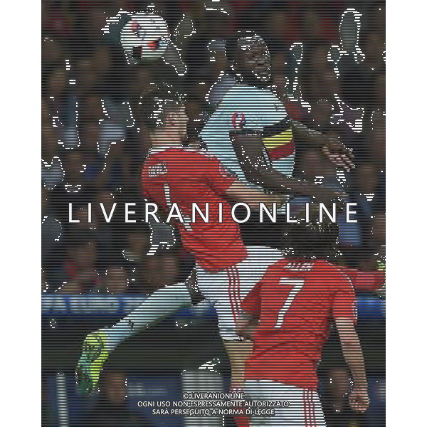 UEFA Francia EURO 2016 Final Tournament Quarter Finals Lille - 01.07.2016 Galles-Belgio Nella Foto:Lukaku Romelu-Davies Ben /Ph.Vitez-Ag. Aldo Liverani