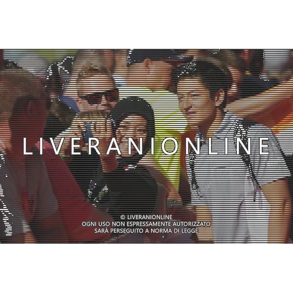 Rio Haryanto (IDN) Manor Racing with fans. 02.07.2016. Formula 1 World Championship, Rd 9, Austrian Grand Prix, Spielberg, Austria, Qualifying Day. / AGENZIA ALDO LIVERANI SAS - ITALY ONLY EDITORIAL USE ONLY 