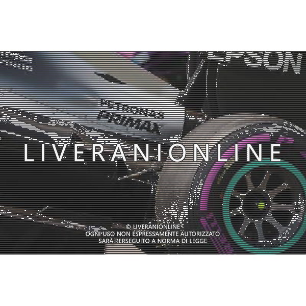 A broken rear suspension on the Mercedes AMG F1 W07 Hybrid of Nico Rosberg (GER) after he crashed in the third practice session. 02.07.2016. Formula 1 World Championship, Rd 9, Austrian Grand Prix, Spielberg, Austria, Qualifying Day. / AGENZIA ALDO LIVERANI SAS - ITALY ONLY EDITORIAL USE ONLY 