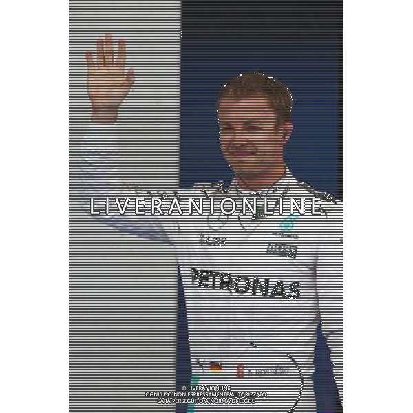 Nico Rosberg (GER) Mercedes AMG F1 celebrates in qualifying parc ferme. 02.07.2016. Formula 1 World Championship, Rd 9, Austrian Grand Prix, Spielberg, Austria, Qualifying Day. / AGENZIA ALDO LIVERANI SAS - ITALY ONLY EDITORIAL USE ONLY 