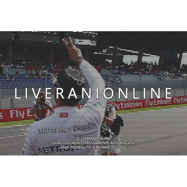 Lewis Hamilton (GBR) Mercedes AMG F1 celebrates his pole position. 02.07.2016. Formula 1 World Championship, Rd 9, Austrian Grand Prix, Spielberg, Austria, Qualifying Day. / AGENZIA ALDO LIVERANI SAS - ITALY ONLY EDITORIAL USE ONLY 