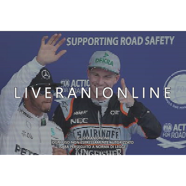 Nico Hulkenberg (GER), Sahara Force India and Lewis Hamilton (GBR), Mercedes AMG F1 Team 02.07.2016. Formula 1 World Championship, Rd 9, Austrian Grand Prix, Spielberg, Austria, Qualifying Day. / AGENZIA ALDO LIVERANI SAS - ITALY ONLY EDITORIAL USE ONLY 