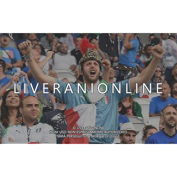 UEFA Francia EURO 2016 Final Tournament Quarter Finals Bordeaux - 02.07.2016 Germania-Italia Nella Foto:tifosi /Ph.Vitez-Ag. Aldo Liverani