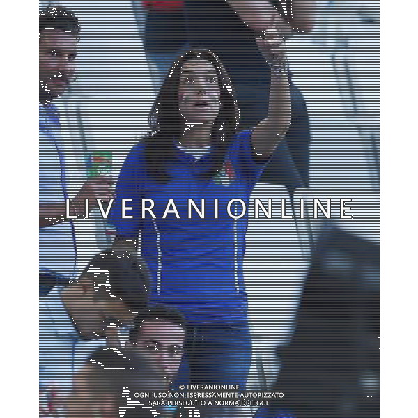 UEFA Francia EURO 2016 Final Tournament Quarter Finals Bordeaux - 02.07.2016 Germania-Italia Nella Foto: Elisabetta Muscarello moglie di antonio conte in tribuna /Ph.Vitez-Ag. Aldo Liverani