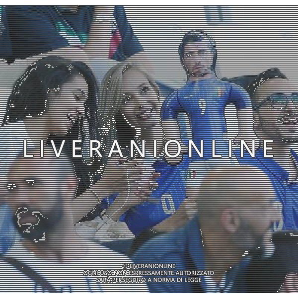 UEFA Francia EURO 2016 Final Tournament Quarter Finals Bordeaux - 02.07.2016 Germania-Italia Nella Foto: Victoria Varga compagna di graziano pelle\' /Ph.Vitez-Ag. Aldo Liverani