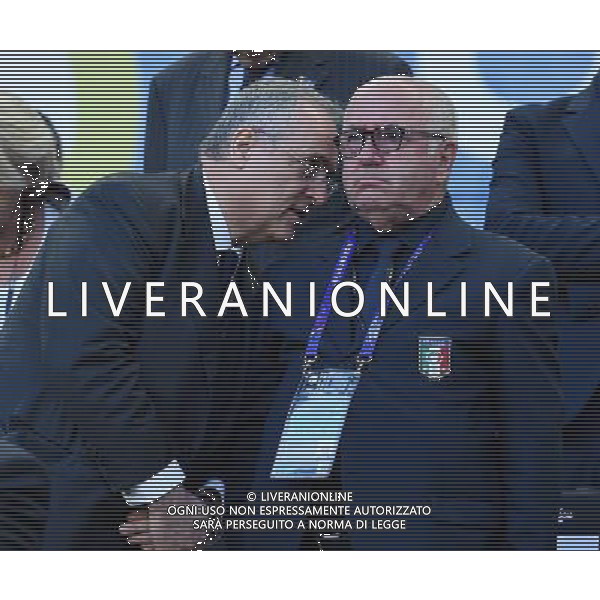 UEFA Francia EURO 2016 Final Tournament Quarter Finals Bordeaux - 02.07.2016 Germania-Italia Nella Foto:lotito claudio con carlo tavecchio /Ph.Vitez-Ag. Aldo Liverani