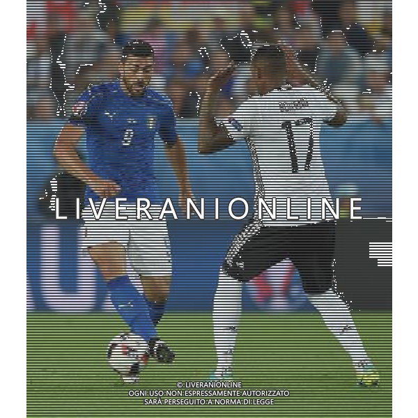 UEFA Francia EURO 2016 Final Tournament Quarter Finals Bordeaux - 02.07.2016 Germania-Italia Nella Foto:pelle\' graziano /Ph.Vitez-Ag. Aldo Liverani