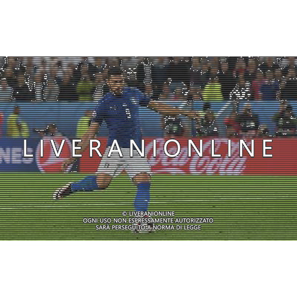 UEFA Francia EURO 2016 Final Tournament Quarter Finals Bordeaux - 02.07.2016 Germania-Italia Nella Foto:graziano pelle\' sbaglia il rigore /Ph.Vitez-Ag. Aldo Liverani