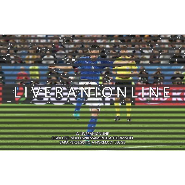 UEFA Francia EURO 2016 Final Tournament Quarter Finals Bordeaux - 02.07.2016 Germania-Italia Nella Foto:la rabbia di darmian dopo il rigore sbagliato parato /Ph.Vitez-Ag. Aldo Liverani