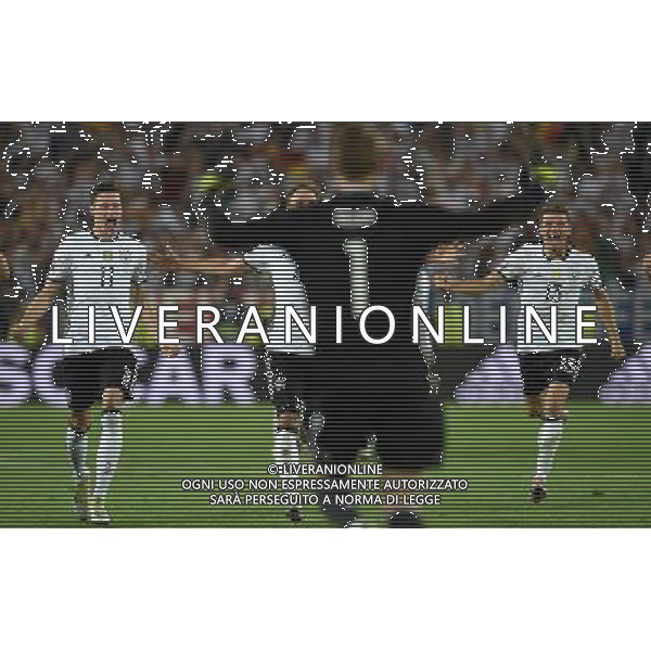 UEFA Francia EURO 2016 Final Tournament Quarter Finals Bordeaux - 02.07.2016 Germania-Italia Nella Foto:l\'esultanza dei giocatori della germania a fine gara /Ph.Vitez-Ag. Aldo Liverani