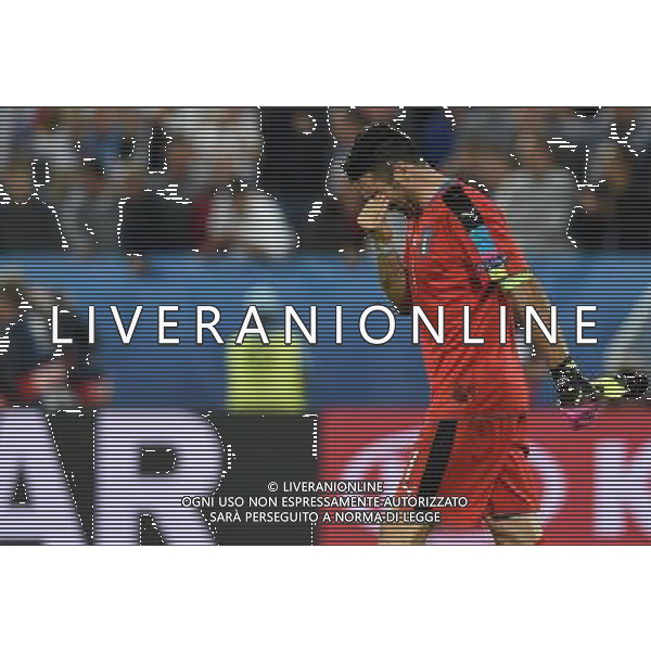 UEFA Francia EURO 2016 Final Tournament Quarter Finals Bordeaux - 02.07.2016 Germania-Italia Nella Foto: la delusione a fine gara - lacrime di gianluigi buffon /Ph.Vitez-Ag. Aldo Liverani