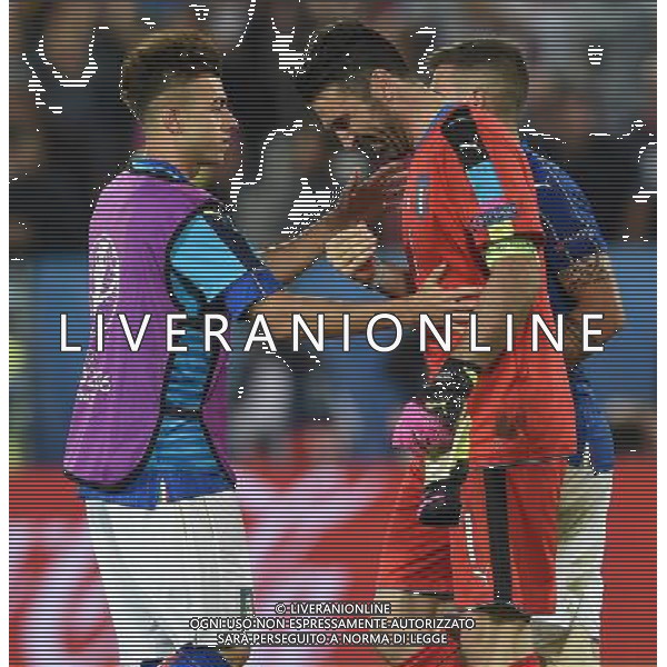 UEFA Francia EURO 2016 Final Tournament Quarter Finals Bordeaux - 02.07.2016 Germania-Italia Nella Foto: la delusione a fine gara - lacrime di gianluigi buffon consolato da el shaarawi /Ph.Vitez-Ag. Aldo Liverani