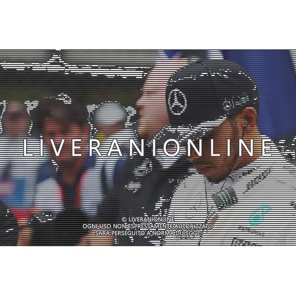 Lewis Hamilton (GBR) Mercedes AMG F1 on the grid. 03.07.2016. Formula 1 World Championship, Rd 9, Austrian Grand Prix, Spielberg, Austria, Race Day. AG ALDO LIVERANI SAS ONLY ITALY