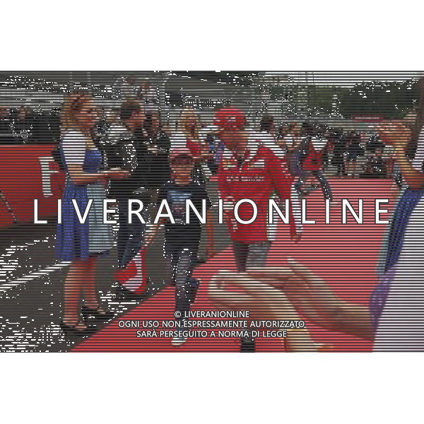 Sebastian Vettel (GER) Ferrari on the drivers parade. 03.07.2016. Formula 1 World Championship, Rd 9, Austrian Grand Prix, Spielberg, Austria, Race Day. AG ALDO LIVERANI SAS ONLY ITALY