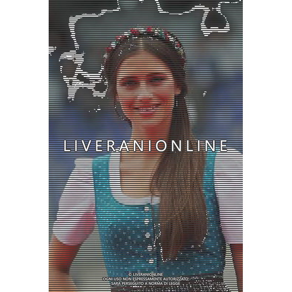 Formula Una girl on the drivers parade. 03.07.2016. Formula 1 World Championship, Rd 9, Austrian Grand Prix, Spielberg, Austria, Race Day. AG ALDO LIVERANI SAS ONLY ITALY