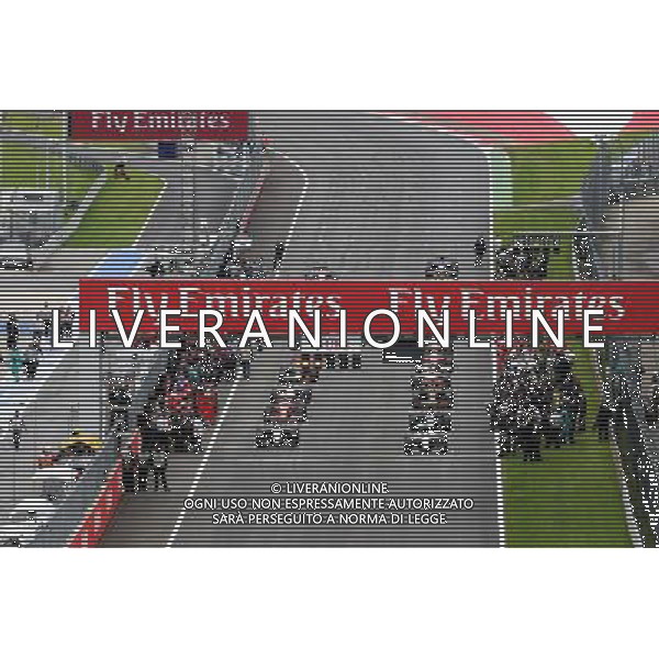 The grid before the start of the race. 03.07.2016. Formula 1 World Championship, Rd 9, Austrian Grand Prix, Spielberg, Austria, Race Day. AG ALDO LIVERANI SAS ONLY ITALY