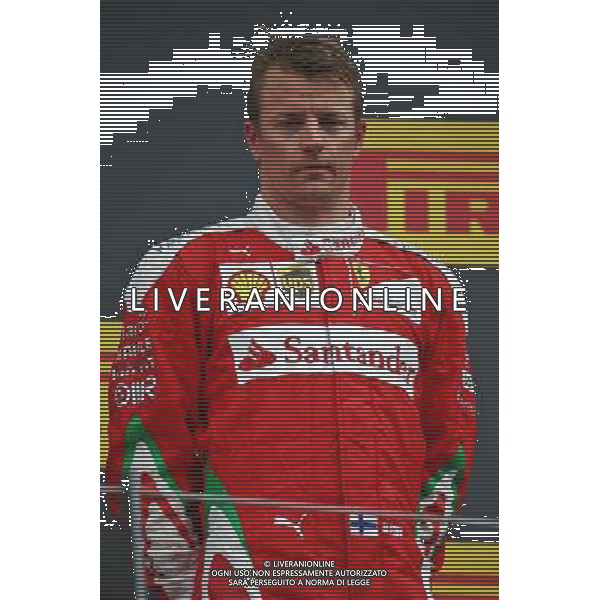 Kimi Raikkonen (FIN) Ferrari celebrates his third position on the podium. 03.07.2016. Formula 1 World Championship, Rd 9, Austrian Grand Prix, Spielberg, Austria, Race Day. AG ALDO LIVERANI SAS ONLY ITALY