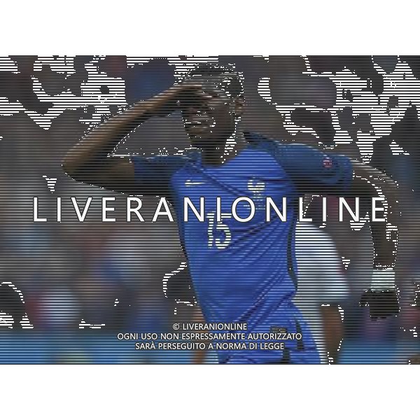 UEFA Francia EURO 2016 Final Tournament Quarter Finals Parigi Saint-Denis - 03.07.2016 Francia-Islanda Nella Foto:pogba esultanza dopo il gol /Ph.Vitez-Ag. Aldo Liverani