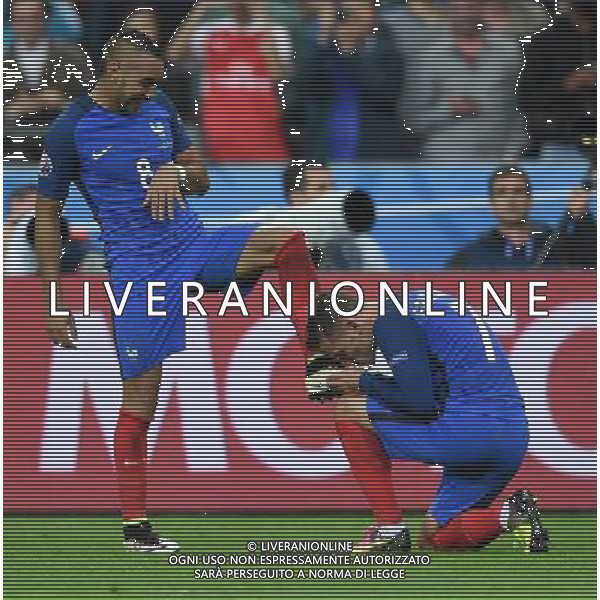 UEFA Francia EURO 2016 Final Tournament Quarter Finals Parigi Saint-Denis - 03.07.2016 Francia-Islanda Nella Foto:payet esultanza dopo il gol con griezmann /Ph.Vitez-Ag. Aldo Liverani