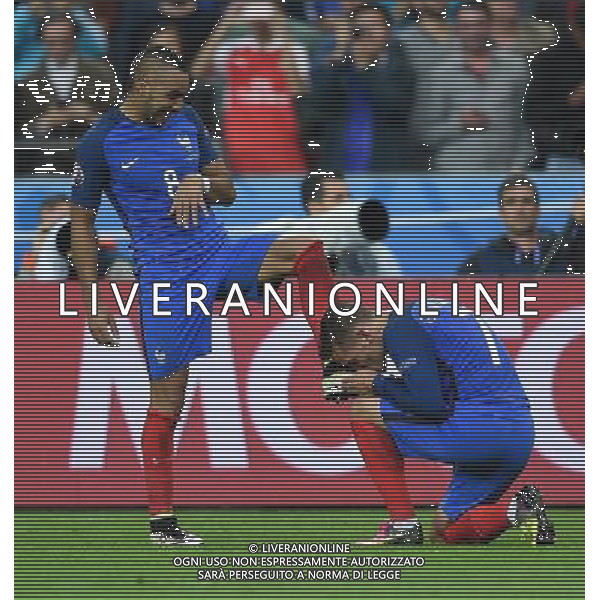 UEFA Francia EURO 2016 Final Tournament Quarter Finals Parigi Saint-Denis - 03.07.2016 Francia-Islanda Nella Foto:payet esultanza dopo il gol con griezmann /Ph.Vitez-Ag. Aldo Liverani