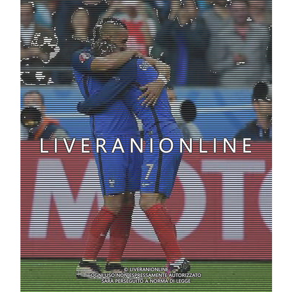 UEFA Francia EURO 2016 Final Tournament Quarter Finals Parigi Saint-Denis - 03.07.2016 Francia-Islanda Nella Foto:payet esultanza dopo il gol con griezmann /Ph.Vitez-Ag. Aldo Liverani