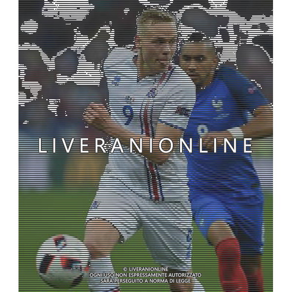 UEFA Francia EURO 2016 Final Tournament Quarter Finals Parigi Saint-Denis - 03.07.2016 Francia-Islanda Nella Foto:Sigthorsson Kolbeinn /Ph.Vitez-Ag. Aldo Liverani