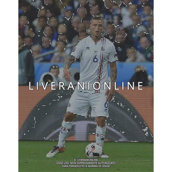 UEFA Francia EURO 2016 Final Tournament Quarter Finals Parigi Saint-Denis - 03.07.2016 Francia-Islanda Nella Foto:Sigurdsson Ragnar /Ph.Vitez-Ag. Aldo Liverani